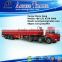 Brand new tri axle 30-60 tons 40 feet flatbed type side wall open bulk cargo trailer/drop side semi trailer(twist lock optional)