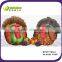 Party supply Retro polyresin funny turkey couple holding fruit