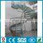 indoor used metal stairs glass stairs