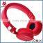 Super-bass stereo foldable leather headset for travelling