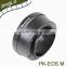 Lens Adapter Ring For Pentax PK Mount Lens to EOS(M) Mount Camera (Factory supplier)