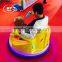 Amusement park kids ride fiberglass with led light children mini bumper car for sale