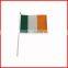 Serbia flag,factory wholesale polyester flag,14*21cm hand shaking flag