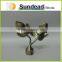 chrome alum crystal iron curtain pole curtain accessory copper satin nickel stainless steel silver
