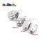 Stainless Steel 304 Double Swivel Wheel Rope Wire Sheave Pulley Lifting #FET015