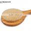 Clean body natural wooden handle back body brush