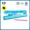 Factory supplies kids cute plastic stencil ruler with blue color