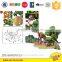 DIY jigsaw puzzle for kids 3D puzzle game assembly dinosaur series 14pcs