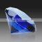 Wholesale k9 glass custom logo size crystal glass heart paperweight