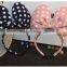 Lovely Big Bowknot Polka Dot Printing Micky Hairband