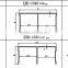 Extruded aluminium profiles sliding door profile upper track C-735