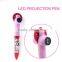 gift product Custom LED LOGO projector pen