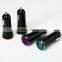 new design coloured usb car charger dual car charger phone