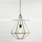 brass cage iron wire pendant lamp