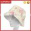 A-1484 lady floral printing bucket hat women custom printed bucket cap outdoor print flower bucket hat