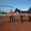 galvanized cattle/horse yard panels , oval bar animal panels china