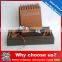 Customized practical creative design desk table calendars leather/leather desk calendar design