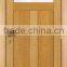 Unfinished one glass two panel interior wood door