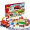 Funny plastic b o railway car with light and music