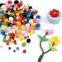 YIWU wholesale cheaper 2mm mini crafts diy pompoms