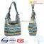 Colorful printing design ladis fabric handbag and beach handbag
