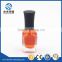 15ml square clear cap with brush glass nail polish bottle