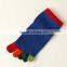 OEM Design Bright Colored High Quality Winter Christmas Womens Thick Cotton Custom Injiinji Toe Socks