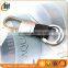 Wholesale Stainless steel leather keychain keyring