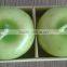 Inventory fruit candle- inventory half -red green apple candle