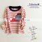 Striped cotton long sleeve pocket T shirt for Boys