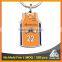 China Supplier metal two sided printed sports t shirt basketball keychain