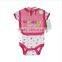 hot salling 100% cotton clothes with cute cartoon bibs kids clothes sale