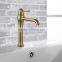 Golden Plated Single Handle UPC and CUPC Water Supply Brass Water Faucet