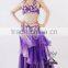 Wucheial Gradient 3-layer Belly Dance Skirt / Sexy 93cm Long Belly Dance Layered Long Skirt / Rayon Skirt Belly Dance