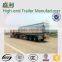 Cheap price petrol 3 axle oil Fuel tank semi trailer , 45000 liters Oil Fuel Tanker Trailer for sale