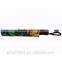 Automatic design light frame promotion custom 3 foldable umbrella