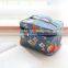 Japanese and Korean style /weave country style linen cotton cosmetic bag