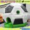 Soccer shape inflatable sport bounce house