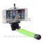 Factory Price Colorful Selfie Stick Tripod with Wired for Smart Phone for iPhone