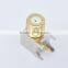 high performace connector F jack F connector right angle to pcb short neck EF-0802.24