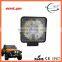WELL SALE 27W Squar work light EPISTAR LED SPOT FLOOD BEAM IP 67 for car and motorcycle