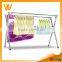 2015 double-pole adjustable clothing rack stainless steel garment pole