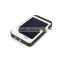 CE/ROHS/FCC notebook portable charger solar power bank with 2.1a usb output
