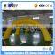 Best design customized advertising double inflatable arch for activity