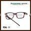 vintage style wood eyewear wholesale clear glasses wooden RX glasses for student