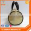 China Professional Manufacturer supply gold round cosmetic bag