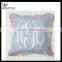Seersucker Monogrammed Pillow Cover