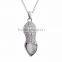 Hot sale new design silver pearl pendant silver necklace