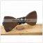 OEM hot sale bow tie wood carving bow tie for men