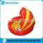 Hot Item Red Fashion Eco-friendly Round Safe PVC Inflatable Baby Pool With Cushion